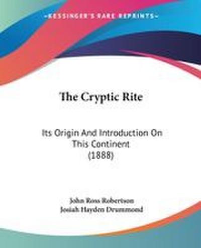 The Cryptic Rite