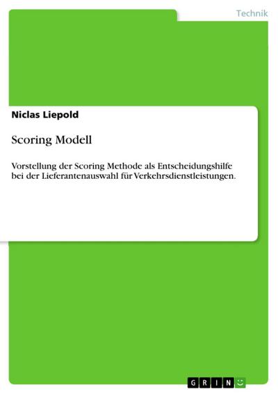 Liepold, N: Scoring Modell