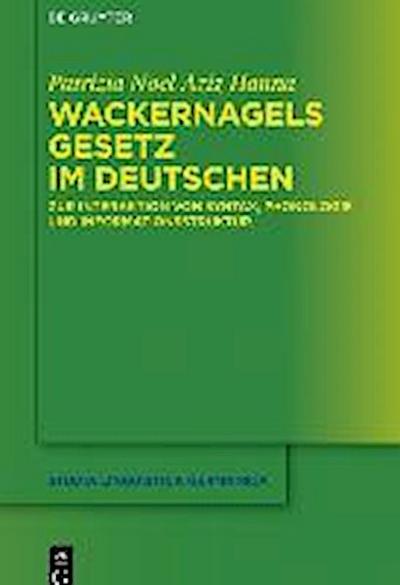 Wackernagels Gesetz im Deutschen