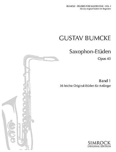 Etüden op.43 Band 1 - 36 leichte Original-Etüdenfür Saxophon
