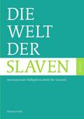 Die Welt der Slaven 61 (2016) 1