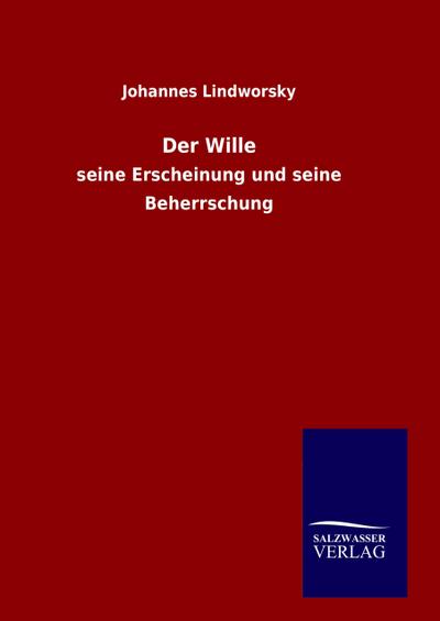 Lindworsky, J: Wille