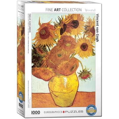 Twelve Sunflowers
