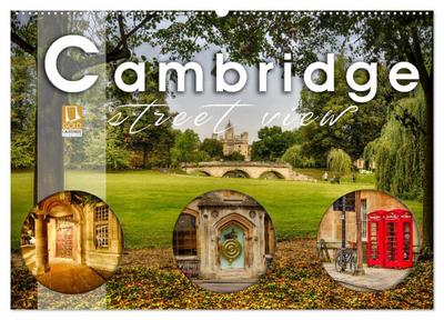 Cambridge street view (Wandkalender 2026 DIN A2 quer), CALVENDO Monatskalender