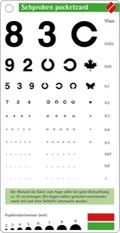 Sehproben pocketcard