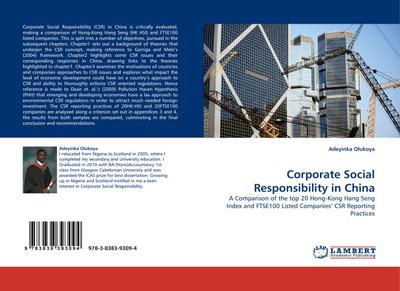 Corporate Social Responsibility in China - Adeyinka Olukoya
