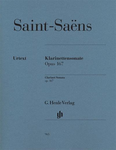 Camille Saint-Saëns - Klarinettensonate op. 167