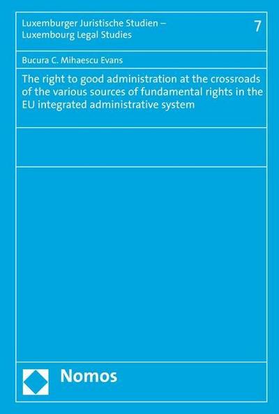 The right to good administration at the crossroads of the various sources of fundamental rights in the EU integrated administrative system