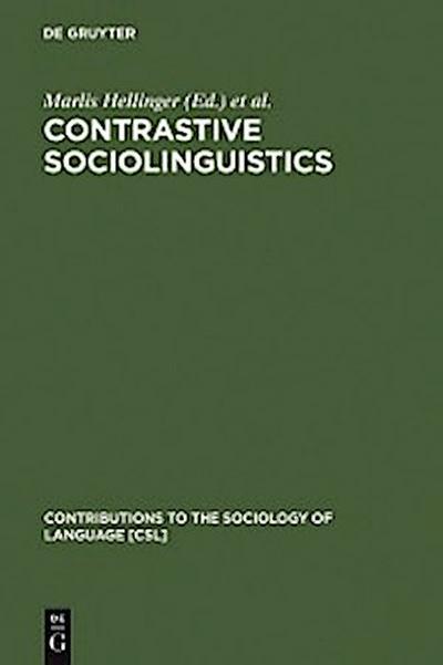 Contrastive Sociolinguistics