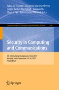 Security in Computing and Communications