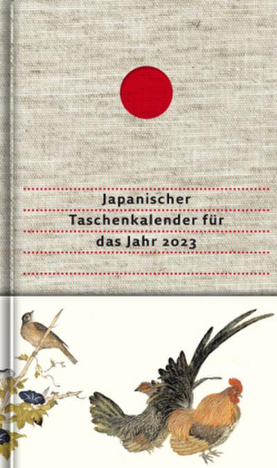 Japanischer Taschenkalender für das Jahr 2023