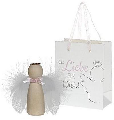 H.C.A. Collection Handels-GmbH Holzengel in einem Geschenktütchen Alles Liebe