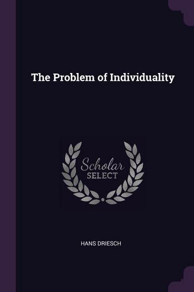 PROBLEM OF INDIVIDUALITY