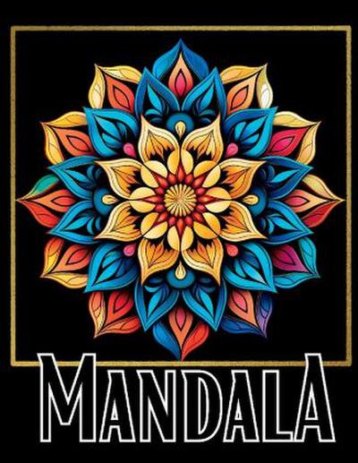 Mandala Malbuch "Black"