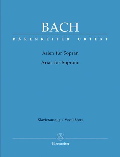 Das Arienbuch Arien aus denKantaten für Sopran und Klavier (dt/en)