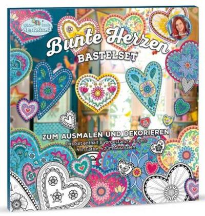 Bunte Herzen Bastelset