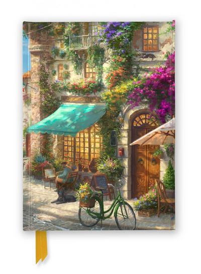 Premium Notizbuch DIN A5: Thomas Kinkade, Italienisches Café