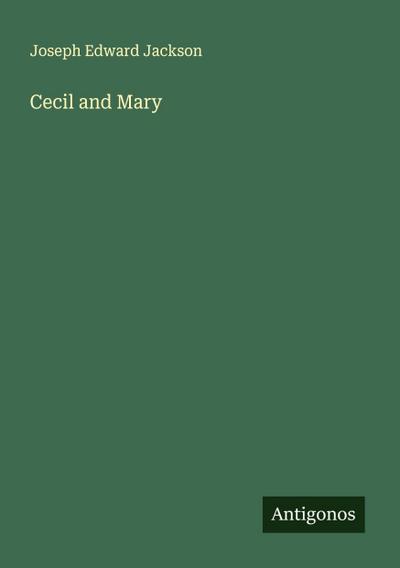 Cecil and Mary