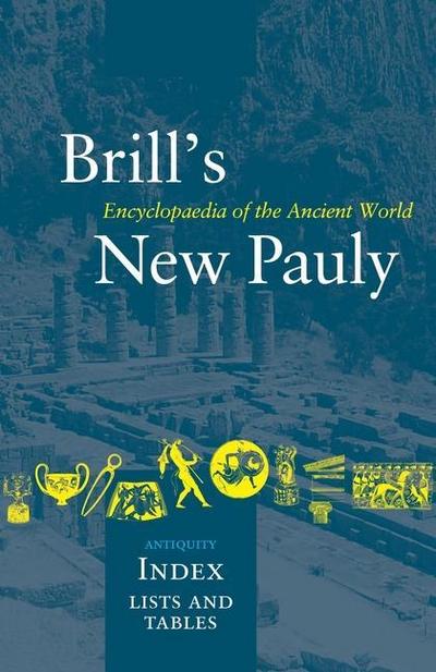 Brill’s New Pauly, Antiquity, Index
