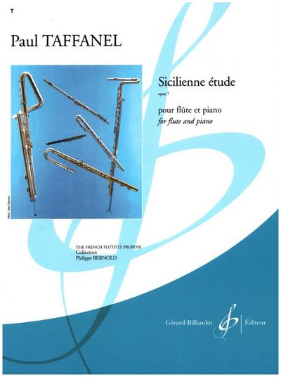 Sicilienne étude op.7 pour flute et piano