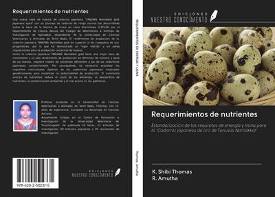 Requerimientos de nutrientes