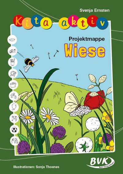 Kita aktiv Projektmappe Wiese (Kita aktiv: alle Bildungsbereiche, inkl. U3) | Kita-Sommermaterial 2024 (Kita aktiv: für Kindergartenkinder von 2 bis 6 Jahren)