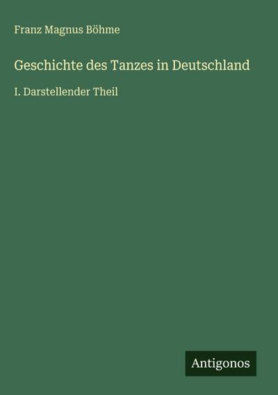 Geschichte des Tanzes in Deutschland
