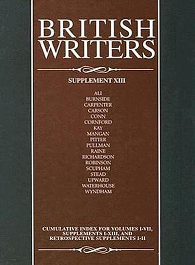 British Writers, Supplement XIII