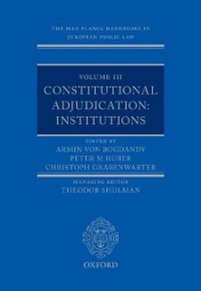 Max Planck Handbooks in European Public Law