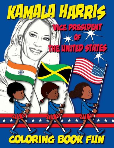 Kamala Harris - Vice President of The United States - Coloring Book Fun