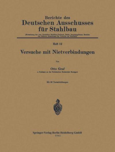 Versuche mit Nietverbindungen