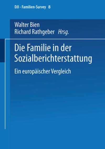 Die Familie in der Sozialberichterstattung