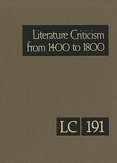 Literature Criticism from 1400 to 1800
