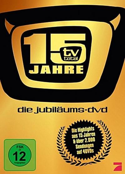 TV Total - 15 Jahre, die Jubiläums-, 4 DVDs