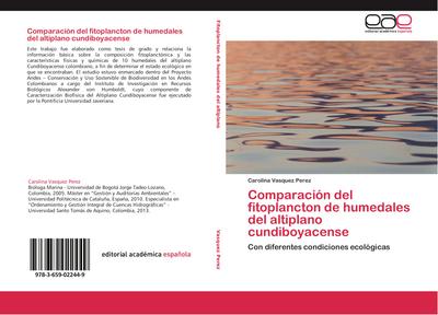 Comparación del fitoplancton de humedales del altiplano cundiboyacense