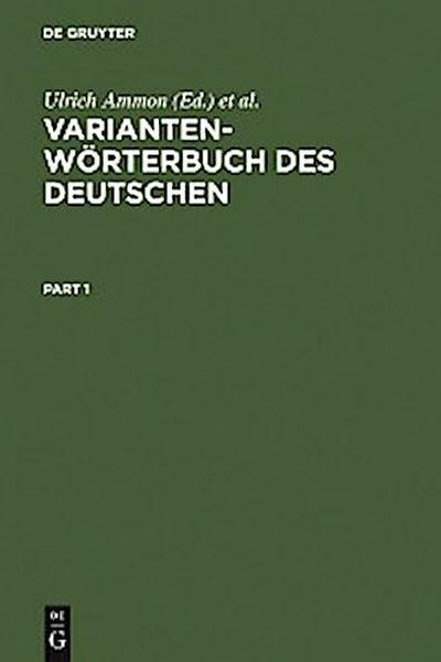 Variantenwörterbuch des Deutschen