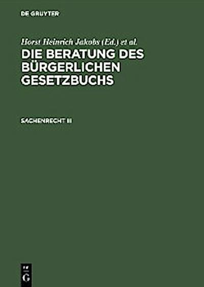 Sachenrecht III