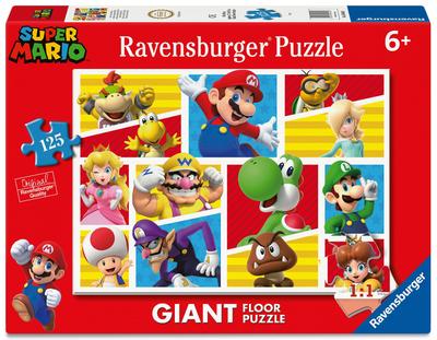 Kinderpuzzle 125 Teile - Nintendo Super Mario - Marios Freunde und Feinde
