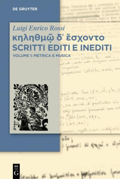 Scritti editi e inediti