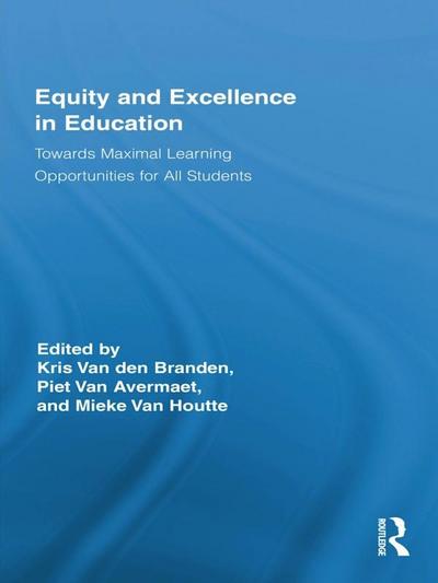 Equity and Excellence in Education