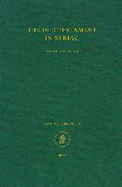 The Old Testament in Syriac According to the Peshi&#7789;ta Version, Part IV Fasc. 2. Chronicles