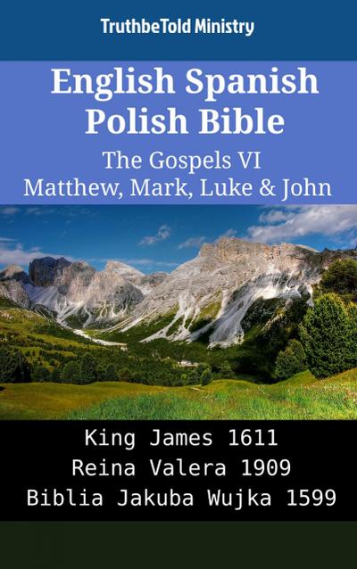 English Spanish Polish Bible - The Gospels VI - Matthew, Mark, Luke & John