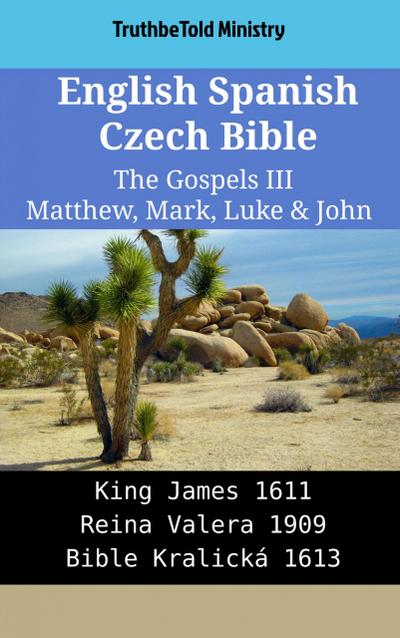 English Spanish Czech Bible - The Gospels III - Matthew, Mark, Luke & John