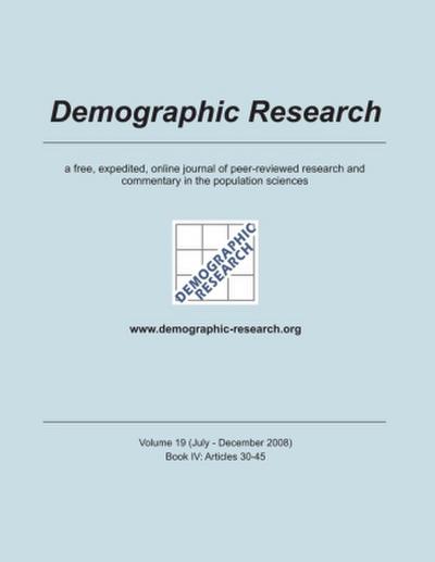 Demographic Research Volume 19 Book 4
