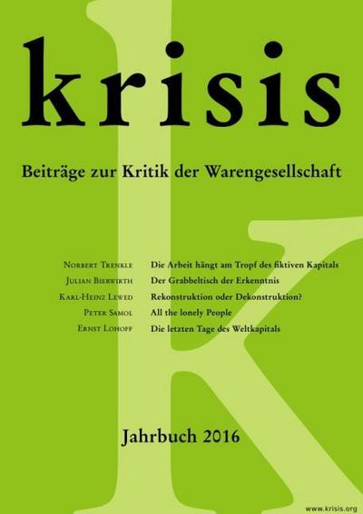 Krisis - Jahrbuch 2016