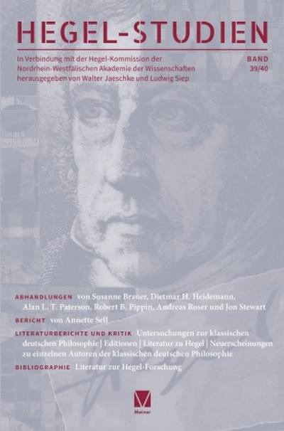 Hegel-Studien 39/40