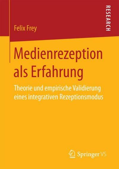 Medienrezeption als Erfahrung