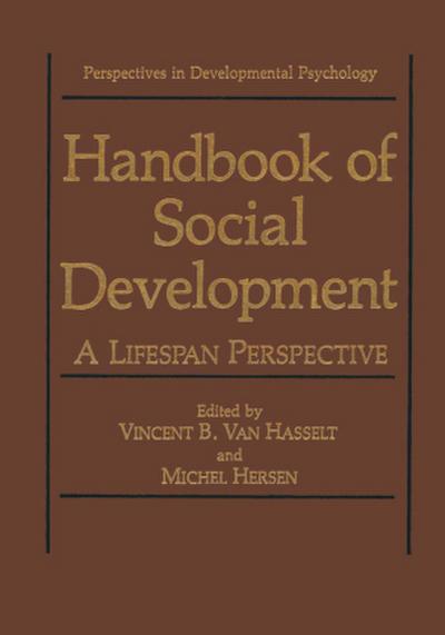 Handbook of Social Development