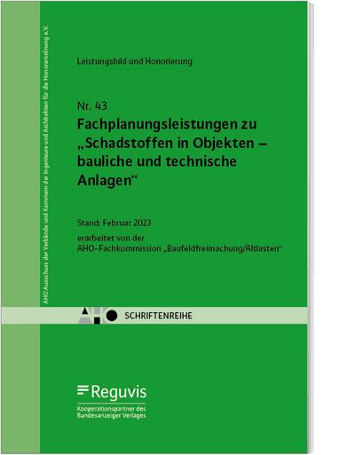 Fachplanungsleistungen zu Schadstoffen in Objekten - bauliche und technische Anlagen