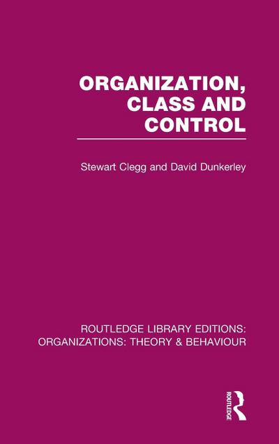 Organization, Class and Control (RLE